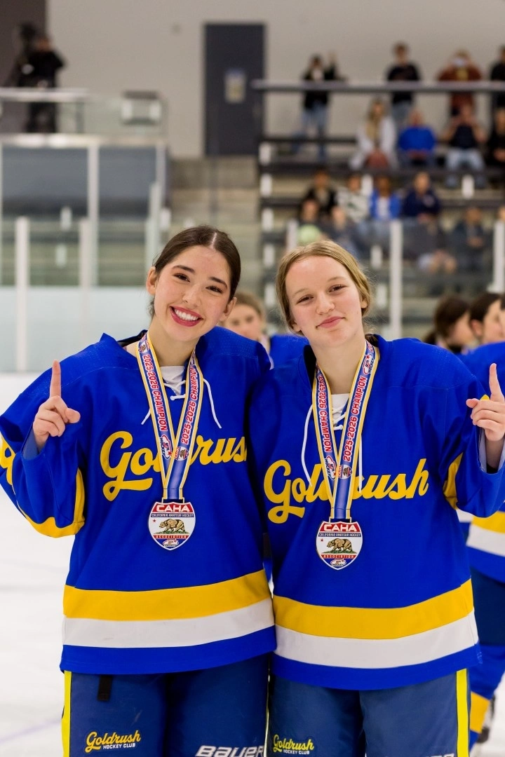 California Goldrush Hockey Club players in action
